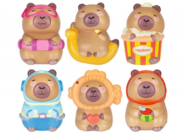 CAPIBARA Squishy Slow Rise (Ricrescita Lenta) 10cm 6ass…x12…x144